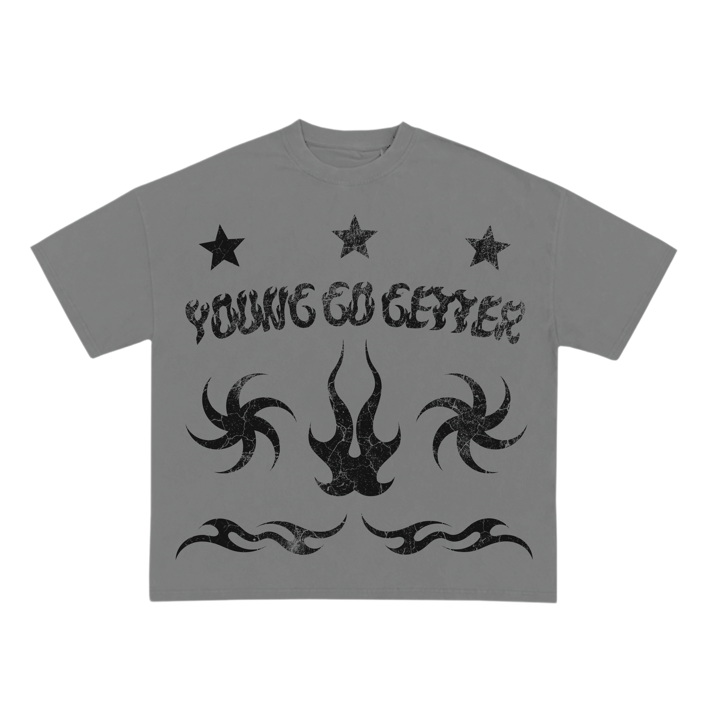 YGG SUPERSTAR T-SHIRT(GREY)