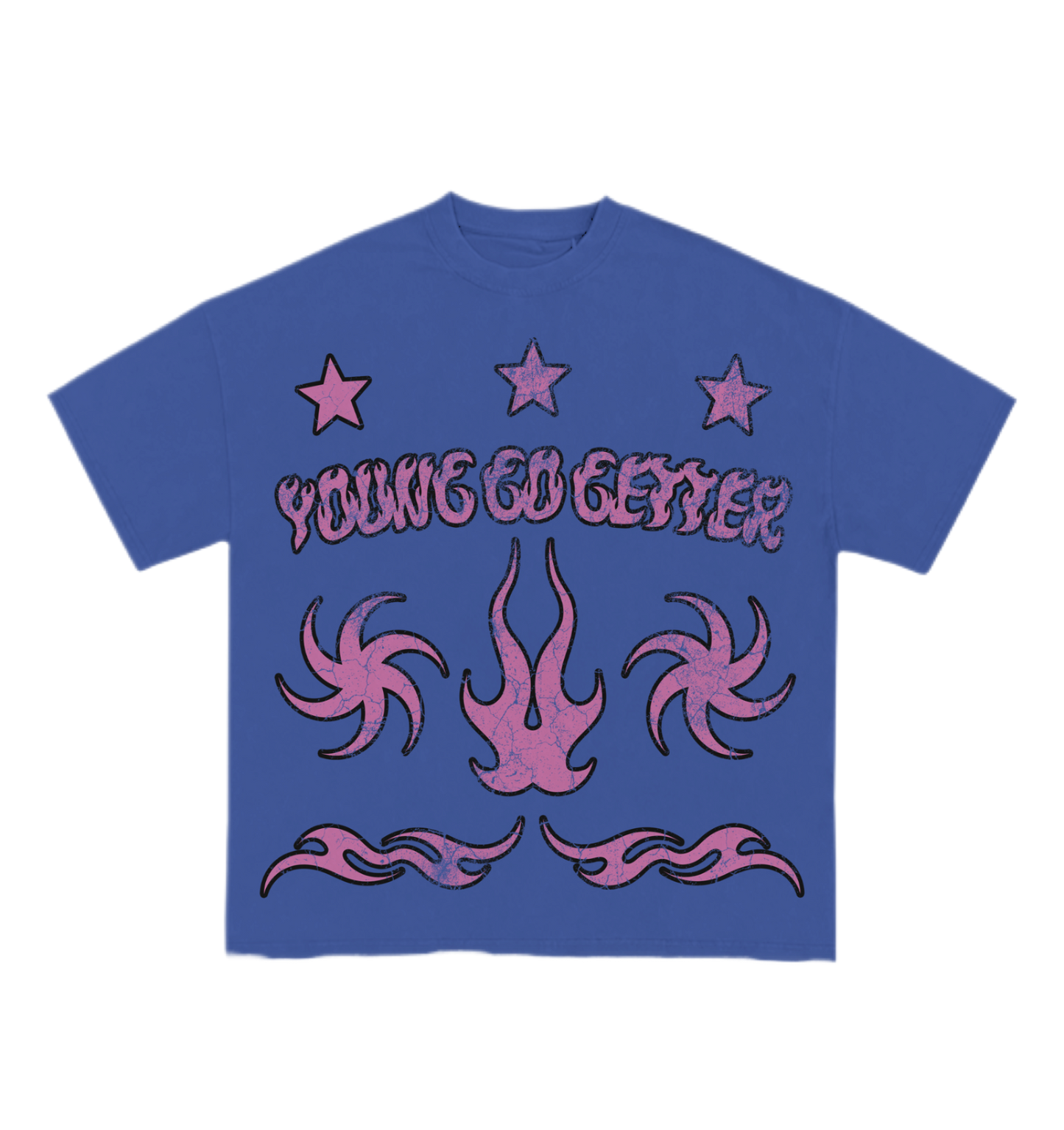 YGG SUPERSTAR T-SHIRT(BLUE)