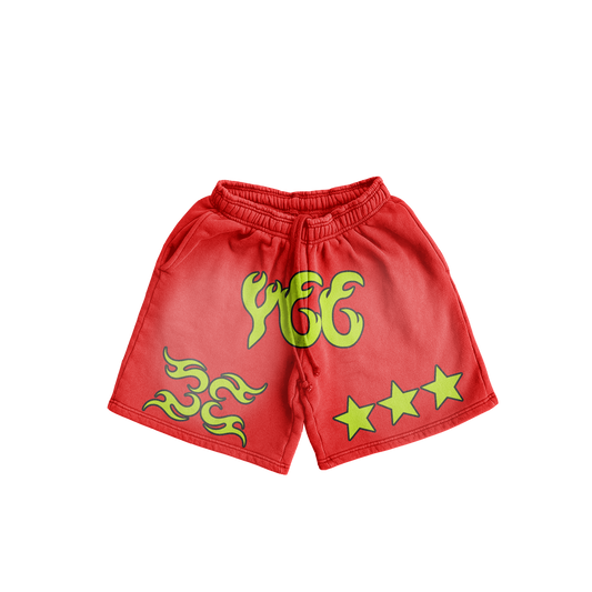 YGG SUPERSTAR SHORTS(RED)