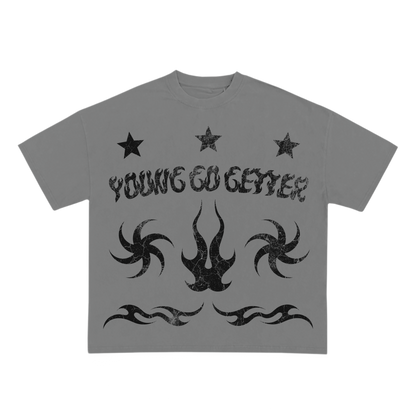 YGG SUPERSTAR T-SHIRT(GREY)