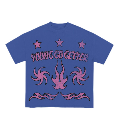 YGG SUPERSTAR T-SHIRT(BLUE)